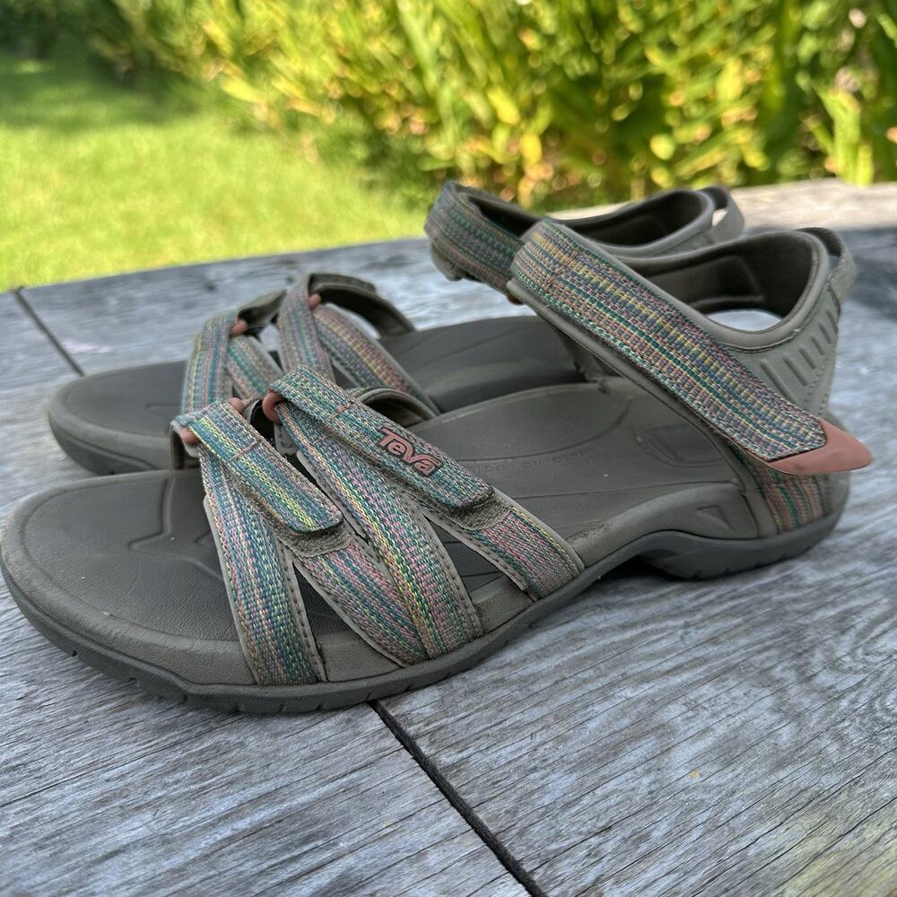 Teva Tirra 4266 Sandals Women’s 8 Multicolor Ankle Strap Adjustable 999